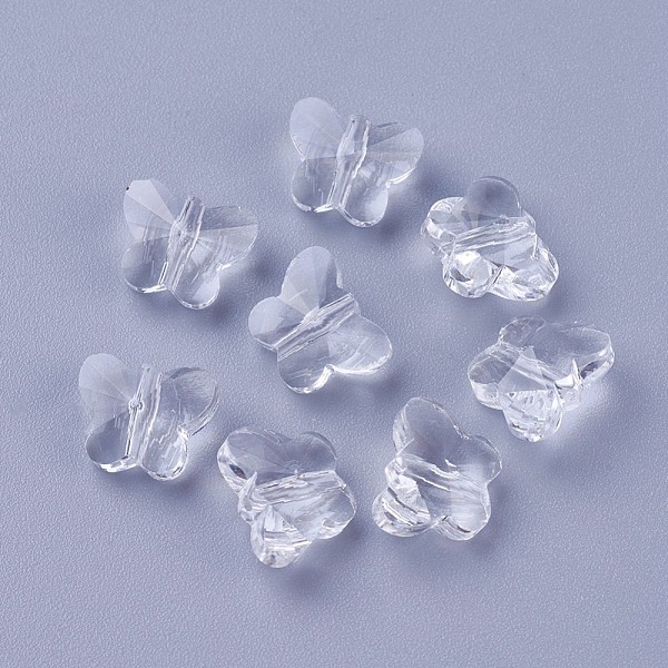 PandaHall Transparent Glass Beads, Faceted, Butterfly, Clear, 8x10x5.5mm, Hole: 1mm Glass Butterfly Clear
PandaHall Transparent Glass Beads, Faceted, Butterfly, Clear, 8x10x5.5mm, Hole: 1mm Glass Butterfly Clear