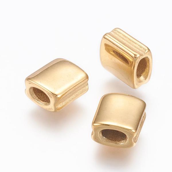 PandaHall 304 Stainless Steel Beads, Ion Plating (IP), Square, Golden, 8x7x4.5mm, Hole: 2x3.5mm 304 Stainless Steel Square
PandaHall 304 Stainless Steel Beads, Ion Plating (IP), Square, Golden, 8x7x4.5mm, Hole: 2x3.5mm 304 Stainless Steel Square
