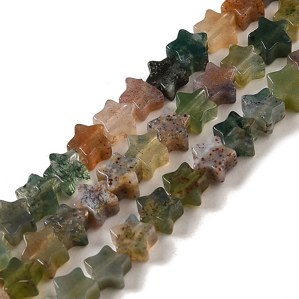 PandaHall Natural Indian Agate Beads Strands, Star, 4x4.5x2mm, Hole: 0.8mm, about 102pcs/strand, 15.35 inch(39cm) Indian Agate Star
PandaHall Natural Indian Agate Beads Strands, Star, 4x4.5x2mm, Hole: 0.8mm, about 102pcs/strand, 15.35 inch(39cm) Indian Agate Star