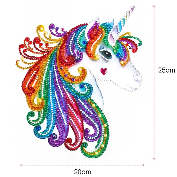 PandaHall DIY Unicorn Diamond Painting Sticker Kits, including Self Adhesive Sticker, Resin Rhinestones, Diamond Sticky Pen, Tray Plate and...
PandaHall DIY Unicorn Diamond Painting Sticker Kits, including Self Adhesive Sticker, Resin Rhinestones, Diamond Sticky Pen, Tray Plate and...