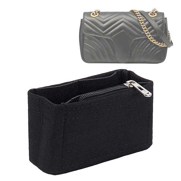 PandaHall Felt Purse Organizer Insert, Handbag Crossbody Bag Organiser Accessories with Zipper, Rectangle, Black, 53x127x78mm Fibre Black
PandaHall Felt Purse Organizer Insert, Handbag Crossbody Bag Organiser Accessories with Zipper, Rectangle, Black, 53x127x78mm Fibre Black