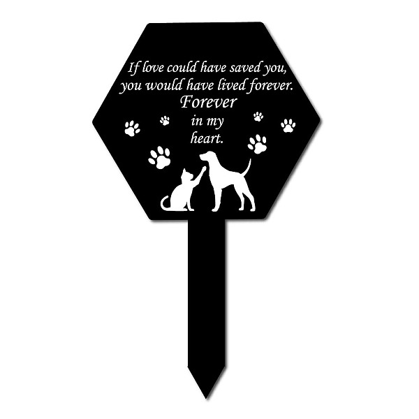 PandaHall CREATCABIN Cemetery Stake Cat Dog Pattern Sympathy Grave Stake Hexagon Memorial Stakes Waterproof Acrylic Cemetery Garden...
PandaHall CREATCABIN Cemetery Stake Cat Dog Pattern Sympathy Grave Stake Hexagon Memorial Stakes Waterproof Acrylic Cemetery Garden...