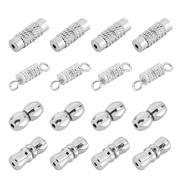PandaHall 100 Sets 4 Styles Barrel Screw Clasps, Jewelry Connector Screw Twist Clasps Brass End Tip Barrel Clasps for Necklace Bracelet...
PandaHall 100 Sets 4 Styles Barrel Screw Clasps, Jewelry Connector Screw Twist Clasps Brass End Tip Barrel Clasps for Necklace Bracelet...