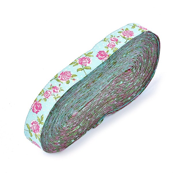 PandaHall Jacquard Ribbon, Tyrolean Ribbon, Polyester Ribbon, for DIY Sewing Crafting, Home Decors, China RosePattern, Colorful, 5/8"(16mm)...
PandaHall Jacquard Ribbon, Tyrolean Ribbon, Polyester Ribbon, for DIY Sewing Crafting, Home Decors, China RosePattern, Colorful, 5/8"(16mm)...