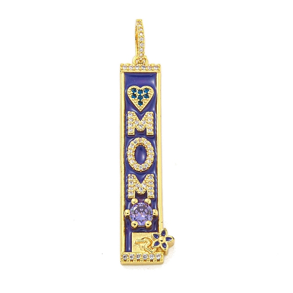 PandaHall Real 18K Gold Plated Brass Micro Pave Cubic Zirconia Pendants, Rectangle with Word, Purple, 49x11.5x4.5mm, Hole: 7.5x5mm...
PandaHall Real 18K Gold Plated Brass Micro Pave Cubic Zirconia Pendants, Rectangle with Word, Purple, 49x11.5x4.5mm, Hole: 7.5x5mm...