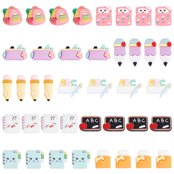 PandaHall SUNNYCLUE 100Pcs 10 Styles School Cabochons Resin Slime Charms Back to School Supplies Pencil Eraser Blackboard Ruler 3D Cabochons..., Multicolor
PandaHall SUNNYCLUE 100Pcs 10 Styles School Cabochons Resin Slime Charms Back to School Supplies Pencil Eraser Blackboard Ruler 3D Cabochons..., Multicolor