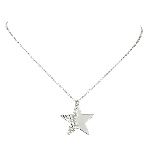 PandaHall 304 Stainless Steel Pendant Necklace for Women, Star, 17.24 inch(43.8cm), pendant: 24.5x26mm 304 Stainless Steel Star
PandaHall 304 Stainless Steel Pendant Necklace for Women, Star, 17.24 inch(43.8cm), pendant: 24.5x26mm 304 Stainless Steel Star