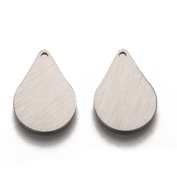 PandaHall 304 Stainless Steel Pendants, Stamping Blank Tag, Laser Cut, Double Side Drawbench Effect, Teardrop, Stainless Steel Color...
PandaHall 304 Stainless Steel Pendants, Stamping Blank Tag, Laser Cut, Double Side Drawbench Effect, Teardrop, Stainless Steel Color...