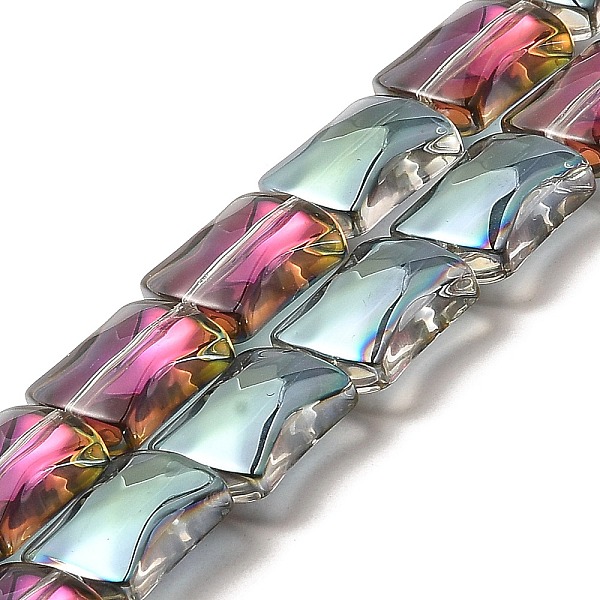 PandaHall Electroplate Glass Beads Strands, Rainbow Plated, Bamboo Joint, Pale Turquoise, 12x10x5.5mm, Hole: 1mm, about 49pcs/strand...
PandaHall Electroplate Glass Beads Strands, Rainbow Plated, Bamboo Joint, Pale Turquoise, 12x10x5.5mm, Hole: 1mm, about 49pcs/strand...