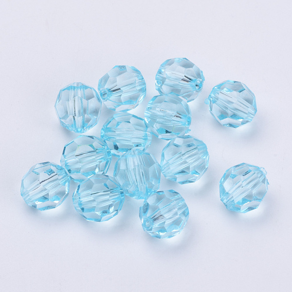 PandaHall Transparent Acrylic Beads, Faceted, Round, Light Cyan, 10x9.5mm, Hole: 1.8mm, about 990pcs/500g Acrylic Round Cyan
PandaHall Transparent Acrylic Beads, Faceted, Round, Light Cyan, 10x9.5mm, Hole: 1.8mm, about 990pcs/500g Acrylic Round Cyan