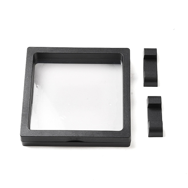PandaHall Plastic Frame Stands, with Transparent Membrane, 3D Floating Frame Display Holder, Coin Display Box, Black, 11x11.5x2cm Plastic...
PandaHall Plastic Frame Stands, with Transparent Membrane, 3D Floating Frame Display Holder, Coin Display Box, Black, 11x11.5x2cm Plastic...