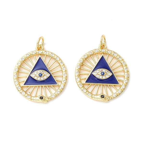 PandaHall Rack Plating Brass Micro Pave Clear & Blue Cubic Zirconia Pendants, with Midnight Blue Enamel, Cadmium Free & Nickel Free & Lead...
PandaHall Rack Plating Brass Micro Pave Clear & Blue Cubic Zirconia Pendants, with Midnight Blue Enamel, Cadmium Free & Nickel Free & Lead...