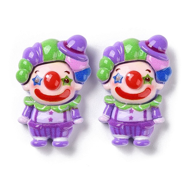 PandaHall Funny Opaque Resin Cabochons, Clown, Medium Purple, 32.5x21.5x9.5mm Resin Others
PandaHall Funny Opaque Resin Cabochons, Clown, Medium Purple, 32.5x21.5x9.5mm Resin Others