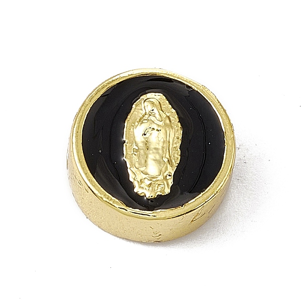 PandaHall Real 18K Gold Plated Brass Enamel Beads, Long-Lasting Plated, Religion, Cadmium Free & Lead Free, Flat Round with Virgin Mary..., Black
PandaHall Real 18K Gold Plated Brass Enamel Beads, Long-Lasting Plated, Religion, Cadmium Free & Lead Free, Flat Round with Virgin Mary..., Black