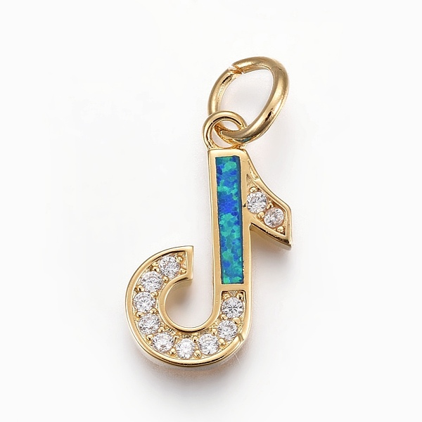 PandaHall Brass Micro Pave Cubic Zirconia Pendants, with Synthetic Opal, Musical Note, Golden, Mixed Color, 22.5mm, Hole: 4.5mm Brass+Cubic..., Multicolor
PandaHall Brass Micro Pave Cubic Zirconia Pendants, with Synthetic Opal, Musical Note, Golden, Mixed Color, 22.5mm, Hole: 4.5mm Brass+Cubic..., Multicolor