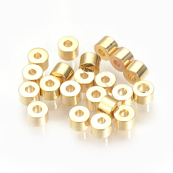 PandaHall Brass Spacer Beads, Nickel Free, Real 18K Gold Plated, Column, Golden, 2.5x2mm, Hole: 1mm Brass Column
PandaHall Brass Spacer Beads, Nickel Free, Real 18K Gold Plated, Column, Golden, 2.5x2mm, Hole: 1mm Brass Column