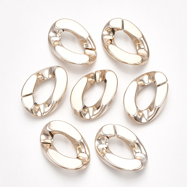 PandaHall UV Plating ABS Plastic Linking Rings, Metal Connector for DIY Jewelry Making, Quick Link Connectors, For Curb Chains Making...
PandaHall UV Plating ABS Plastic Linking Rings, Metal Connector for DIY Jewelry Making, Quick Link Connectors, For Curb Chains Making...