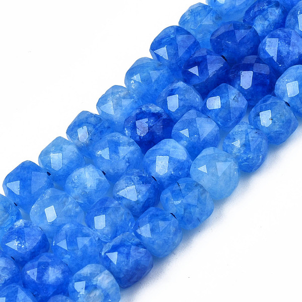 PandaHall Natural Quartz Beads Strands, Dyed, Faceted, Cube, Royal Blue, 5.5x6x6mm, Hole: 1mm, about 61~62pcs/Strand, 12.99 inch~13.19 inch...
PandaHall Natural Quartz Beads Strands, Dyed, Faceted, Cube, Royal Blue, 5.5x6x6mm, Hole: 1mm, about 61~62pcs/Strand, 12.99 inch~13.19 inch...