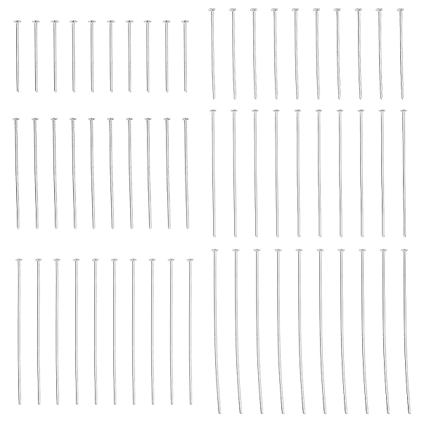PandaHall BENECREAT 60Pcs 6 Styles Brass Flat Head Pins, Platinum, 21 Gauge, 20~45x0.7mm, Head: 2mm, 10pcs/style Brass
PandaHall BENECREAT 60Pcs 6 Styles Brass Flat Head Pins, Platinum, 21 Gauge, 20~45x0.7mm, Head: 2mm, 10pcs/style Brass