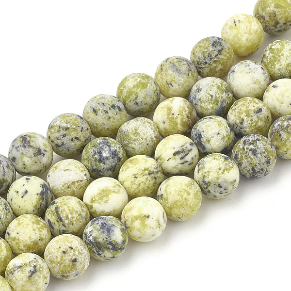 PandaHall Natural Yellow Turquoise(Jasper) Beads Strands, Frosted, Round, 10mm, Hole: 1.2mm, about 37~40pcs/strand, 14.9~15.1 inch...
PandaHall Natural Yellow Turquoise(Jasper) Beads Strands, Frosted, Round, 10mm, Hole: 1.2mm, about 37~40pcs/strand, 14.9~15.1 inch...