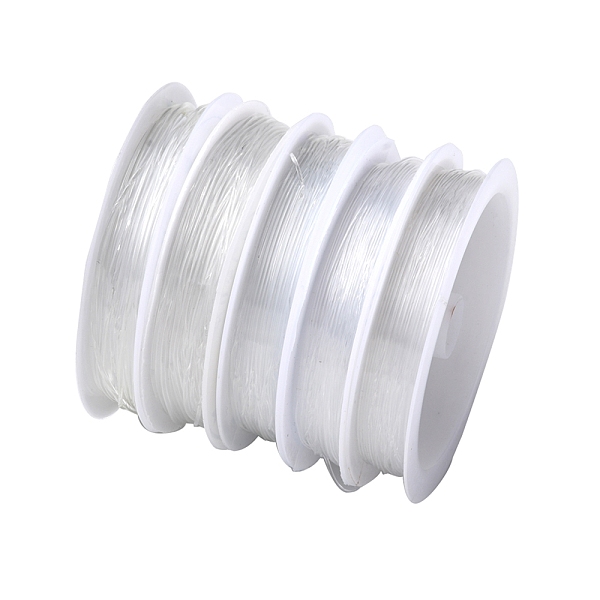 PandaHall 5 Roll 5 Styles Clear Elastic Crystal Thread, Stretchy String Bead Cord, for Beaded Jewelry Making, Round, Clear, 0.5~1mm, 1...
PandaHall 5 Roll 5 Styles Clear Elastic Crystal Thread, Stretchy String Bead Cord, for Beaded Jewelry Making, Round, Clear, 0.5~1mm, 1...