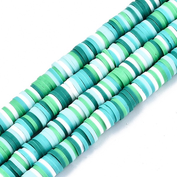 PandaHall Handmade Polymer Clay Beads Strands, for DIY Jewelry Crafts Supplies, Heishi Beads, Disc/Flat Round, Spring Green, 6x0.5~2mm, Hole...
PandaHall Handmade Polymer Clay Beads Strands, for DIY Jewelry Crafts Supplies, Heishi Beads, Disc/Flat Round, Spring Green, 6x0.5~2mm, Hole...