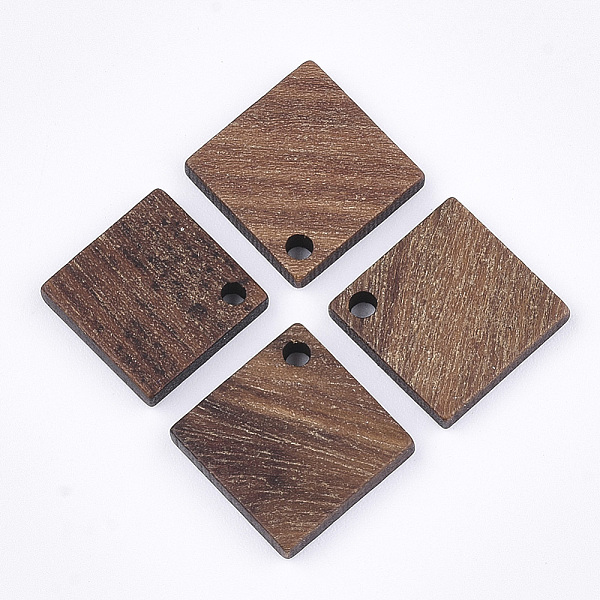 PandaHall Walnut Wood Pendants, Rhombus, Saddle Brown, 17x17x2.5~3mm, Hole: 1.6mm, Side Length: 13mm Wood Rhombus
PandaHall Walnut Wood Pendants, Rhombus, Saddle Brown, 17x17x2.5~3mm, Hole: 1.6mm, Side Length: 13mm Wood Rhombus