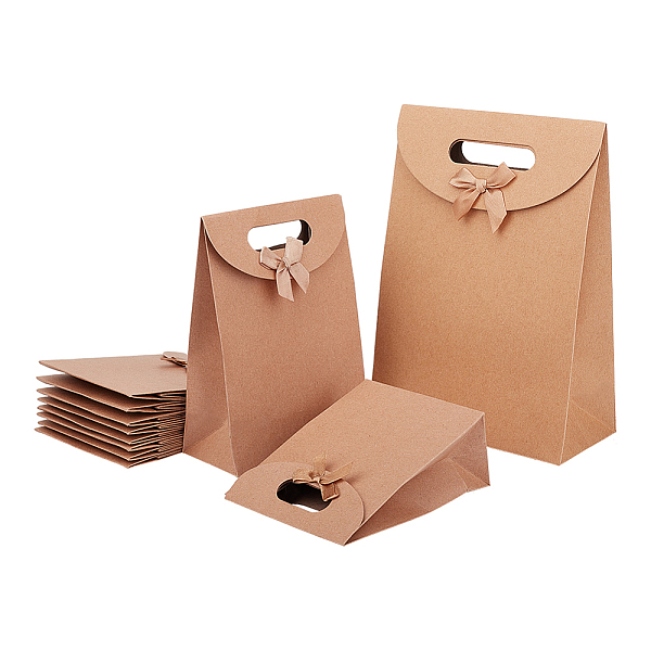 PandaHall 24 pcs 3 Sizes Kraft Paper Gift Bag with Ribbon Bowknot, Rectangle Flat Bottom Candy Bag for Birthday, Wedding, Celebration..., Orange
PandaHall 24 pcs 3 Sizes Kraft Paper Gift Bag with Ribbon Bowknot, Rectangle Flat Bottom Candy Bag for Birthday, Wedding, Celebration..., Orange