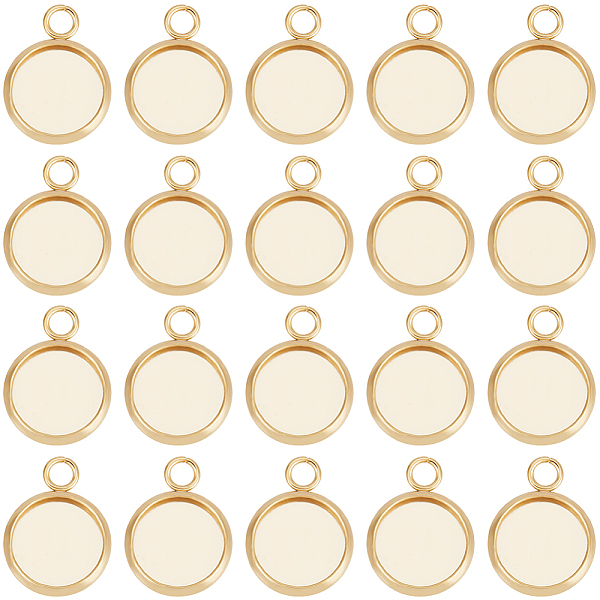 PandaHall Beebeecraft 40Pcs 304 Stainless Steel Pendant Cabochon Settings, Plain Edge Bezel Cups, Flat Round, Real 24K Gold Plated, Tray...
PandaHall Beebeecraft 40Pcs 304 Stainless Steel Pendant Cabochon Settings, Plain Edge Bezel Cups, Flat Round, Real 24K Gold Plated, Tray...