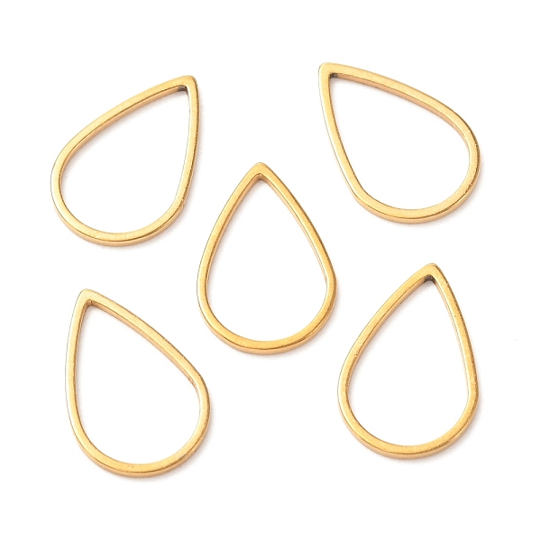 PandaHall 201 Stainless Steel Linking Rings, Teardrop, Golden, 15.5x10x1mm 201 Stainless Steel Teardrop
PandaHall 201 Stainless Steel Linking Rings, Teardrop, Golden, 15.5x10x1mm 201 Stainless Steel Teardrop