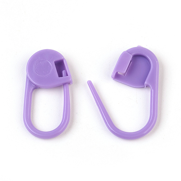 PandaHall Eco-Friendly ABS Plastic Knitting Crochet Locking Stitch Markers Holder, Mauve, 22x11x3mm, Pin: 1mm Plastic Purple
PandaHall Eco-Friendly ABS Plastic Knitting Crochet Locking Stitch Markers Holder, Mauve, 22x11x3mm, Pin: 1mm Plastic Purple