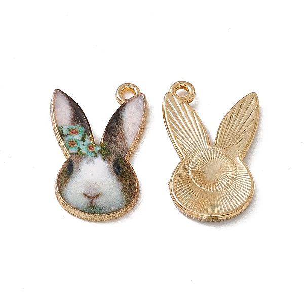 PandaHall Rack Plating Alloy Enamel Pendants, Light Gold, Rabbit Head Charm, Colorful, 19x12x2mm, Hole: 1.2mm Alloy+Enamel Rabbit
PandaHall Rack Plating Alloy Enamel Pendants, Light Gold, Rabbit Head Charm, Colorful, 19x12x2mm, Hole: 1.2mm Alloy+Enamel Rabbit