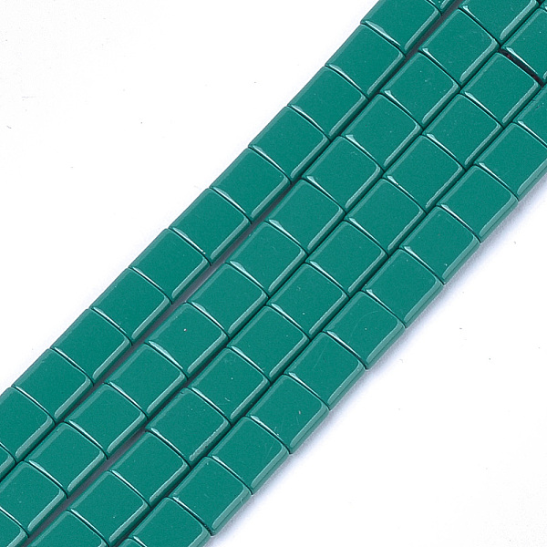 PandaHall Spray Painted Non-magnetic Synthetic Hematite Multi-Strand Links, For Tile Elastic Bracelets Making, Square, Teal, 5x5x2mm, Hole..., Cyan
PandaHall Spray Painted Non-magnetic Synthetic Hematite Multi-Strand Links, For Tile Elastic Bracelets Making, Square, Teal, 5x5x2mm, Hole..., Cyan