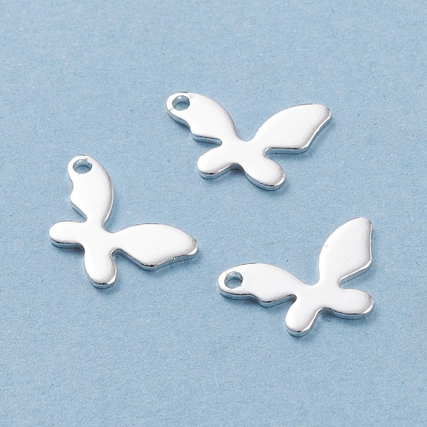 PandaHall 201 Stainless Steel Charms, Butterfly, Silver, 8.5x14x0.8mm, Hole: 1.2mm 201 Stainless Steel Butterfly
PandaHall 201 Stainless Steel Charms, Butterfly, Silver, 8.5x14x0.8mm, Hole: 1.2mm 201 Stainless Steel Butterfly