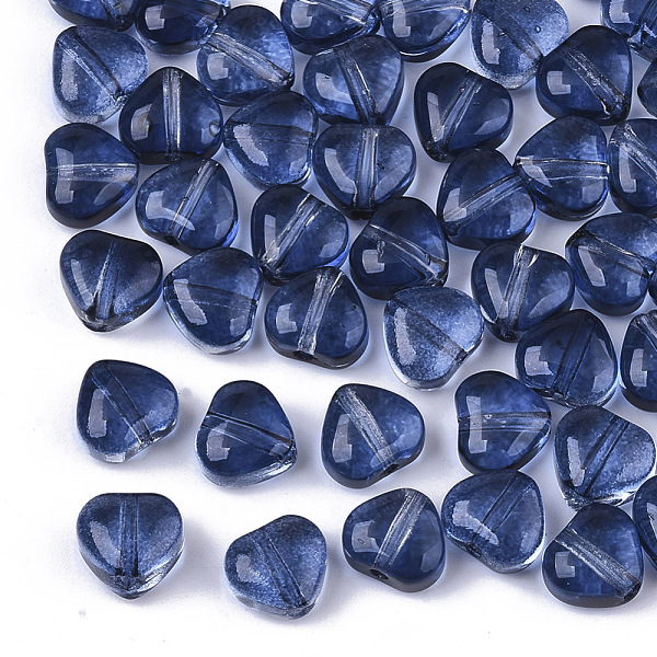 PandaHall Transparent Spray Painted Glass Beads, Heart, Prussian Blue, 6x6x4mm, Hole: 0.9mm Glass Heart Blue
PandaHall Transparent Spray Painted Glass Beads, Heart, Prussian Blue, 6x6x4mm, Hole: 0.9mm Glass Heart Blue