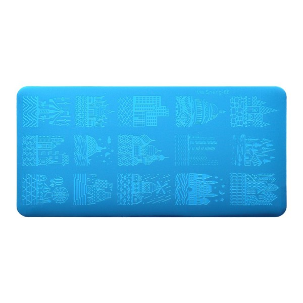 PandaHall Stainless Steel Nail Art Templates Stamping Plate Set, Nail Image Templates, Rectangle Manicure Template Kit, Building Pattern...
PandaHall Stainless Steel Nail Art Templates Stamping Plate Set, Nail Image Templates, Rectangle Manicure Template Kit, Building Pattern...