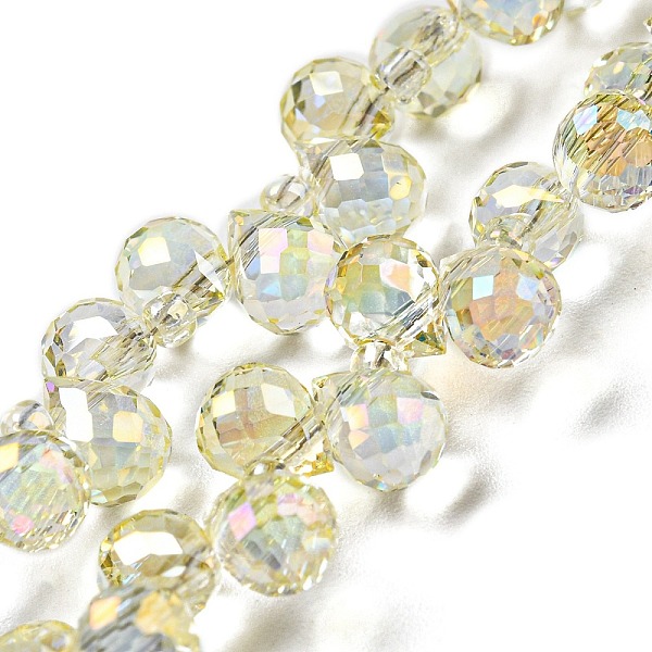 PandaHall Full Rainbow Plated Electroplate Transparent Glass Beads Strands, Faceted, Teardrop, Beige, 6x5x5mm, Hole: 0.8mm, about..., Yellow
PandaHall Full Rainbow Plated Electroplate Transparent Glass Beads Strands, Faceted, Teardrop, Beige, 6x5x5mm, Hole: 0.8mm, about..., Yellow
