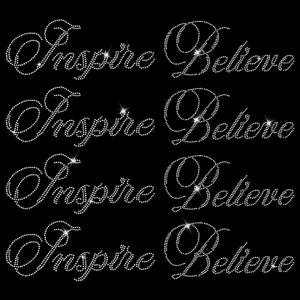 PandaHall FINGERINSPIRE 8 PCS Word Rhinestone Iron on Transfer Glitter 2 Styles Word Rhinestone Patches Hot Melt Rhinestone Patches..., Clear
PandaHall FINGERINSPIRE 8 PCS Word Rhinestone Iron on Transfer Glitter 2 Styles Word Rhinestone Patches Hot Melt Rhinestone Patches..., Clear