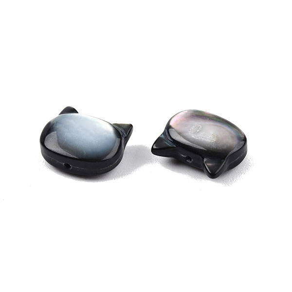 PandaHall Natural Black Lip Shell Beads, Cat Head, 8.5x10x4mm, Hole: 0.7mm Black Lip Shell Cat Shape
PandaHall Natural Black Lip Shell Beads, Cat Head, 8.5x10x4mm, Hole: 0.7mm Black Lip Shell Cat Shape