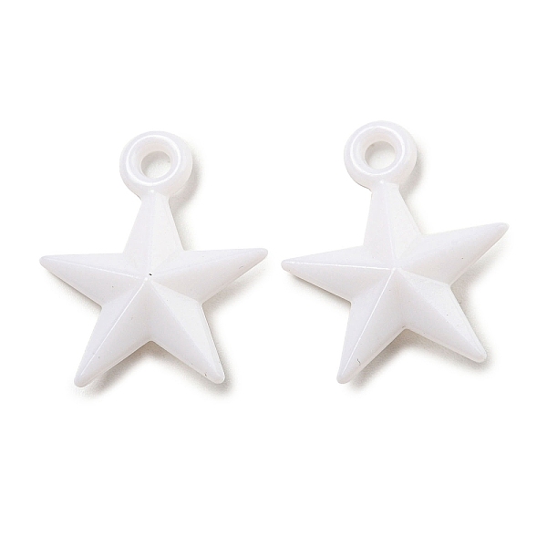 PandaHall Opaque Acrylic Pendants, Star Charms, White, 25.5x22x6mm, Hole: 3mm, about 793pcs/500g Acrylic Star White
PandaHall Opaque Acrylic Pendants, Star Charms, White, 25.5x22x6mm, Hole: 3mm, about 793pcs/500g Acrylic Star White