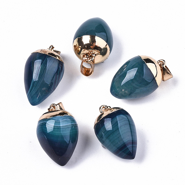 PandaHall Natural Agate Pendants, with Iron Bails, Dyed & Heated, Teardrop, Light Gold, 24~25x15~16mm, Hole: 4x7mm Natural Agate Teardrop
PandaHall Natural Agate Pendants, with Iron Bails, Dyed & Heated, Teardrop, Light Gold, 24~25x15~16mm, Hole: 4x7mm Natural Agate Teardrop