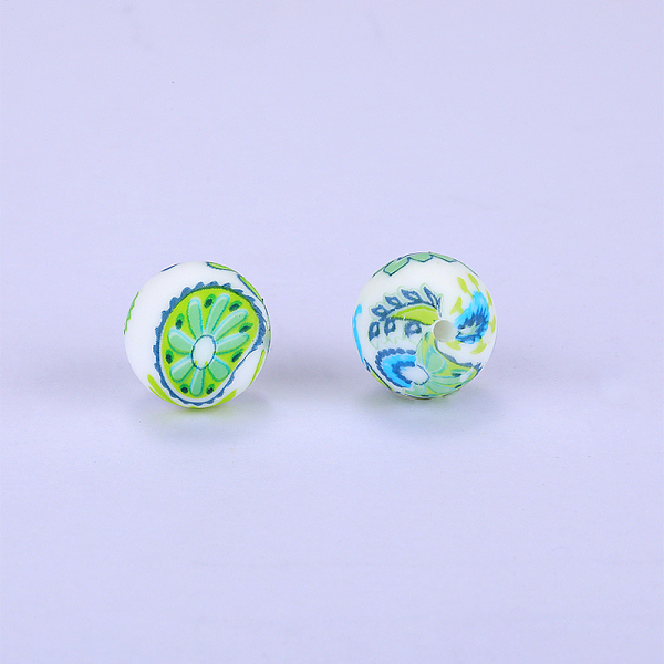 PandaHall Printed Round with kiwi Pattern Silicone Focal Beads, Steel Blue, 15x15mm, Hole: 2mm Silicone Round
PandaHall Printed Round with kiwi Pattern Silicone Focal Beads, Steel Blue, 15x15mm, Hole: 2mm Silicone Round