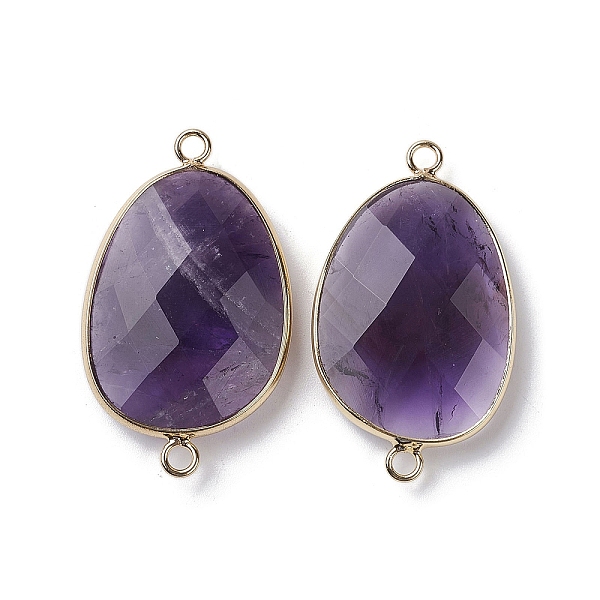 PandaHall Natural Amethyst Connector Charms, with Light Gold Plated Brass Finding, Oval Link, Faceted, 38~38.5x22.5~23x7mm, Hole: 2mm...
PandaHall Natural Amethyst Connector Charms, with Light Gold Plated Brass Finding, Oval Link, Faceted, 38~38.5x22.5~23x7mm, Hole: 2mm...