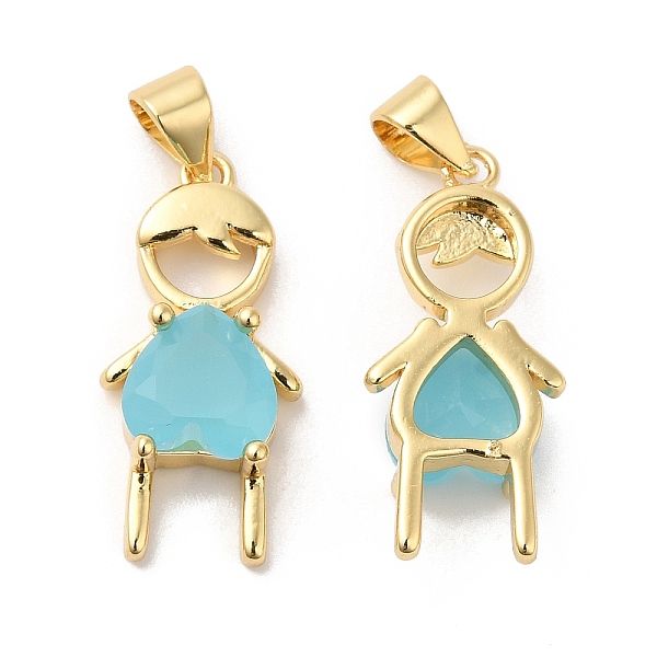 PandaHall Brass Pendants, with Light Blue Glass, Boy Charms, Real 16K Gold Plated, 23x10x5mm, Hole: 4x3.5mm Brass+Glass Human
PandaHall Brass Pendants, with Light Blue Glass, Boy Charms, Real 16K Gold Plated, 23x10x5mm, Hole: 4x3.5mm Brass+Glass Human