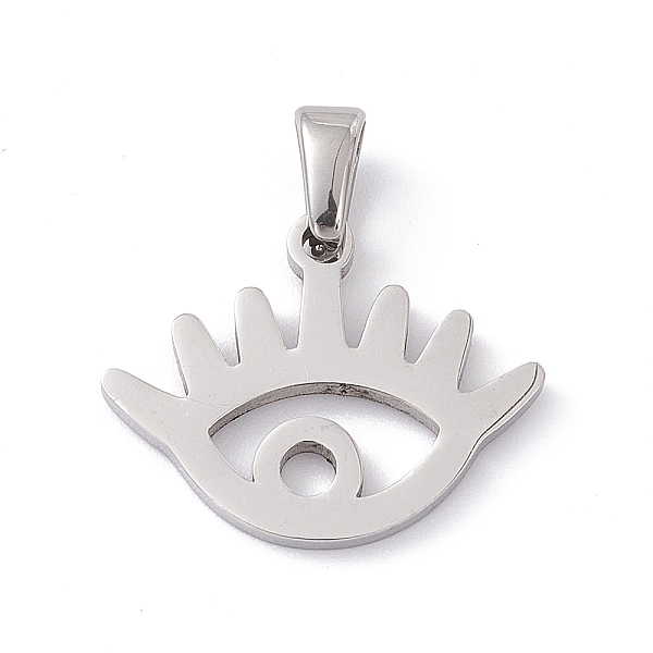 PandaHall 304 Stainless Steel Pendants, Laser Cut, Eye Charms, Stainless Steel Color, 15.5x19.5x1.5mm, Hole: 3x5mm 304 Stainless Steel Eye
PandaHall 304 Stainless Steel Pendants, Laser Cut, Eye Charms, Stainless Steel Color, 15.5x19.5x1.5mm, Hole: 3x5mm 304 Stainless Steel Eye