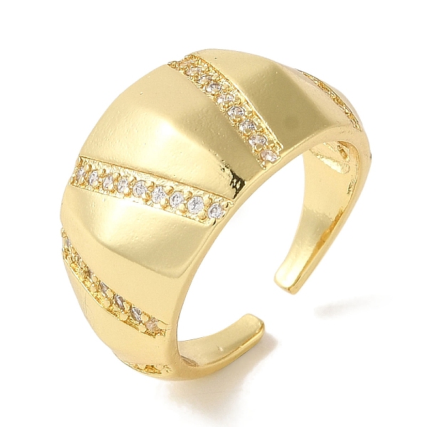 PandaHall Rack Plating Brass Micro Pave Cubic Zirconia Cuff Ring, Wide Band Open Ring for Women Men, Cadmium Free & Lead Free, Long-Lasting..., Clear
PandaHall Rack Plating Brass Micro Pave Cubic Zirconia Cuff Ring, Wide Band Open Ring for Women Men, Cadmium Free & Lead Free, Long-Lasting..., Clear