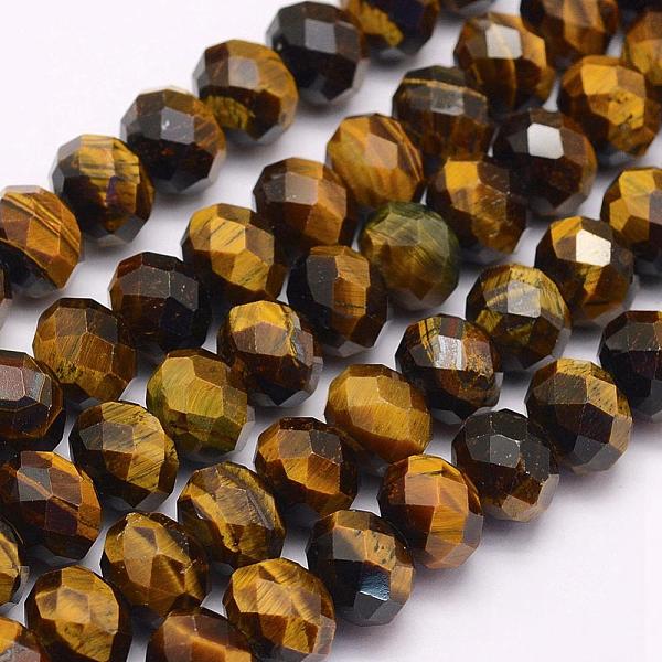 PandaHall Natural Yellow Tiger Eye Beads Strands, Faceted, Rondelle, 8x5mm, Hole: 1mm, about 61pcs/strand, 15.1 inch(38.5cm) Tiger Eye...
PandaHall Natural Yellow Tiger Eye Beads Strands, Faceted, Rondelle, 8x5mm, Hole: 1mm, about 61pcs/strand, 15.1 inch(38.5cm) Tiger Eye...