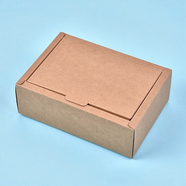PandaHall Kraft Paper Gift Box, Folding Boxes, Rectangle, BurlyWood, Finished Product: 18x12.5x6.1cm, Inner Size: 16x10x6cm, Unfold Size..., Orange
PandaHall Kraft Paper Gift Box, Folding Boxes, Rectangle, BurlyWood, Finished Product: 18x12.5x6.1cm, Inner Size: 16x10x6cm, Unfold Size..., Orange