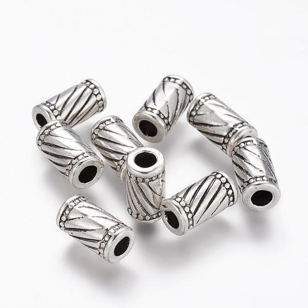 PandaHall Tibetan Style Alloy Beads, Lead Free and Cadmium Free, Column, Antique Silver Color, Size: about 6mm in diameter, 11mm long, hole...
PandaHall Tibetan Style Alloy Beads, Lead Free and Cadmium Free, Column, Antique Silver Color, Size: about 6mm in diameter, 11mm long, hole...