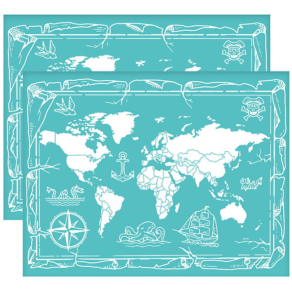 PandaHall OLYCRAFT 2Pcs 28x22cm Map Self-Adhesive Silk Screen Printing Stencil Nautical Chart Silk Screen Stencil World Map Reusable Mesh...
PandaHall OLYCRAFT 2Pcs 28x22cm Map Self-Adhesive Silk Screen Printing Stencil Nautical Chart Silk Screen Stencil World Map Reusable Mesh...